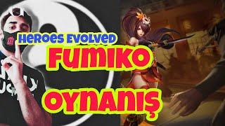 #4 400 ABONE OLDUK️️ Fumiko Nasıl Oynanır ? Heroes Evolved Fumiko Gameplay Fumiko Oynanış Ranked