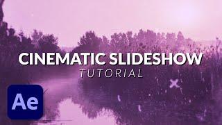 How To Create an Amazing Cinematic Photo Slideshow in After Effects Tutorial