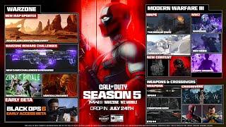 FULL MW3 Season 5 Content Update Road Map Crossovers Operators Events & More - Modern Warfare 3