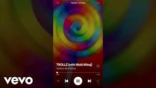 6ix9ine - TROLLZ with Nicki Minaj Spotify Visualiser