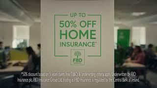 FBD Home Insurance -  Up to 50% No Claims Discount