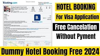 Free hotel booking for visa processing  How to get free hotel booking for Canada visa