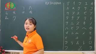 Bảng chữ cái Katakana - Tiếng Nhật giao tiếp N5 giáo trình Minano Nihongo