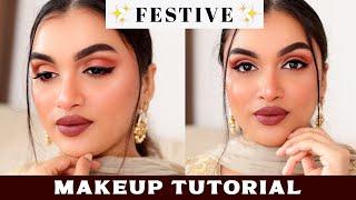 TRADITIONAL Indian Festive Makeup Tutorial  BeautiCo.