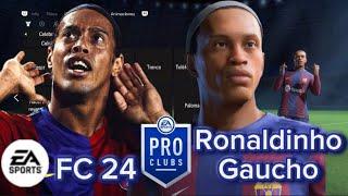 Ronaldinho Gaucho EA FC 24Pro Clubs Face CreationFifa 24Clubes ProLookalike