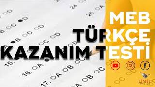 MEB Türkçe Kazanım Testleri Esma Yazıcı  Limit Yayınları & Öğreten Olsa