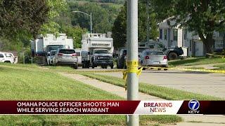 Man dies after being shot by Omaha police officer serving search warrant at residence