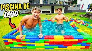 CONSTRUIMOS UNA PISCINA DE LEGOS EN CASA