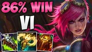 THIS VI MAIN HAS 86% WIN RATE IN CHALLENGER  CHALLENGER VI JUNGLE GAMEPLAY  Patch 13.1 S13