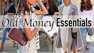 16 Old Money Clothing ESSENTIALS * Capsule Wardrobe for a Classic Style