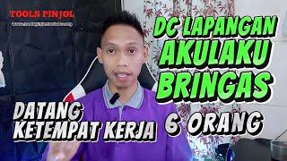 6 DC lapangan Pinjol Akulaku Datang ketempat kerja nasabah ngamuk ngamuk