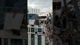 Hurricane Milton Drone video shows devastation in St. Petersburg Florida