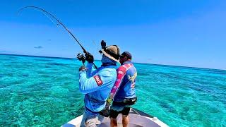 Crystal Clear water & hard fighting fish