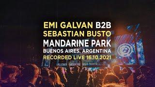Emi Galvan b2b Sebastian Busto @ Live at Manderine Park Progressive HouseMelodic Techno DJ