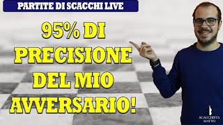 95% DI PRECISIONE DEL MIO AVVERSARIO APERTURA RETI  PARTITE DI SCACCHI ONLINE