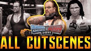 WWE Smackdown Vs Raw 2011 - ALL CUT SCENES - Road To Wrestlemania The Undertaker