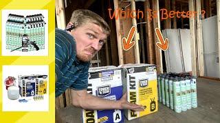 I Tried Out 2 Different DIY Spray Foam Kits