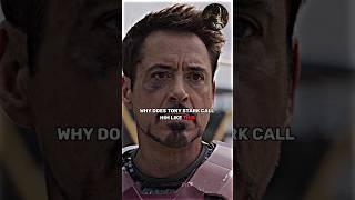 Why Tony call him like this ?#shorts #shortsfeed #trending #marvel  #viral #viralshort #fypシ #mcu