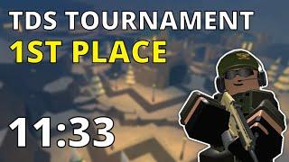 TDS ACTIVITY FIRST PLACE WIN  Roblox TDS