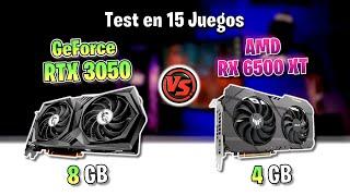  RX 6500 XT vs RTX 3050  Test in 15 Games 