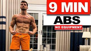 10 Min Beginner Ab Workout  Build Abs Quick and Easy  No Equipment  velikaans