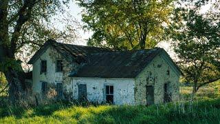 Ruins in the Countryside with Robins Singing Beautiful Birdsong Surrounded the Morning