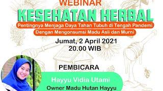 KESEHATAN HERBAL  KHASIAT MADU DI TENGAH PANDEMI