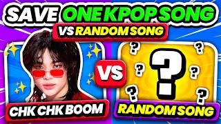 SAVE ONE SONG WITHOUT KNOWING WHATS NEXT  SAVE ONE DROP ONE - KPOP QUIZ 2024