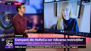 Olena Bilozerskas interview Digi24 Romania 20220218
