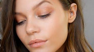 Peachy Spring Makeup Look  Holly Kitney