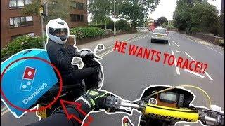 Racing A Delivery Driver  DISS TRACK ON SIDEMEN