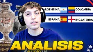 ¿ARGENTINA o COLOMBIA? ¿ESPAÑA o INGLATERRA? ¿QUIENES GANAN LA COPA AMERICA y EUROCOPA? - ANALISIS