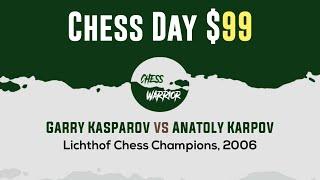 Garry Kasparov vs Anatoly Karpov  Lichthof Chess Champions 2006