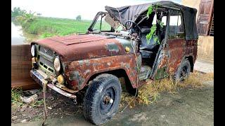 Full restoration ancient UAZ 469  Restoring and repair antique uaz 469 cars