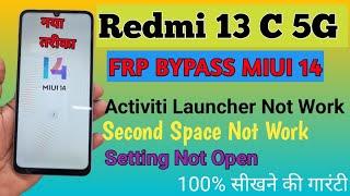 All Redmi Miui 14  Redmi 13c 5g Frp bypass   Without PC ️ google account bypass kaise kare #frp