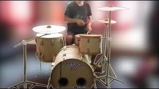 How to make Drum Kit from Cardboard full size + working