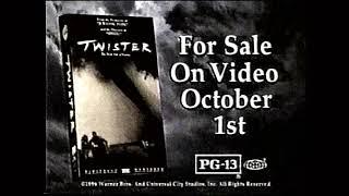 Twister on VHS Commercial 1996