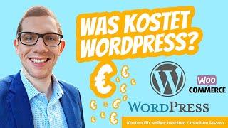 Was kostet WordPress?  Aktuelle WordPress Kosten  Preise für Blog Website Webdesign oder Shop