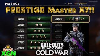 CoD Cold War Road to 7 Star Prestige Master Rank