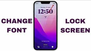 Customize Your Lock Screen Font How to Change the Font on Your iPhone.
