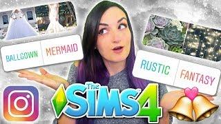 My Instagram Followers Control My Sims WEDDING  Sims 4 Challenge