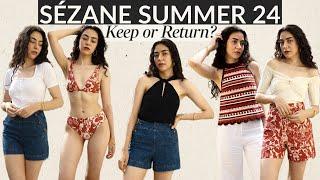 Sezane Try on Haul and Unboxing  Review Keep or Return  Summer Collection 2024