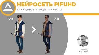 Как сделать 3D модель из фото в нейросети PIFuHD  CG LAB TUTORIAL