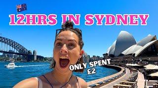 TRAVEL SYDNEY 2024  HOW TO SPEND 12HRS IN SYDNEY 2024  Australia Travel Vlog  Bondi Beach