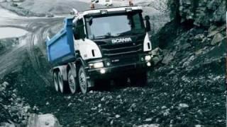 The new Scania Off-road trucks in action