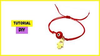 🪬 Pulsera con Ojo Turco y Mano de Hamsa VERSIÓN RÁPIDA