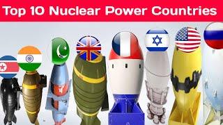 Top 10 Nuclear Power Countries in the world  Nuclear Power Countries 2021 Biggest Nuclear Bombs