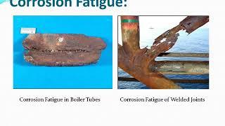 SCC  corrosion Fatigue and Hydrogen Damage