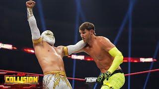 CMLL Megastar Mistico returns to AEW to face Angelico  3924 AEW Collision