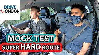 UK Driving Test  SUPER HARD Test Route taken on by a Learner Driver  2022